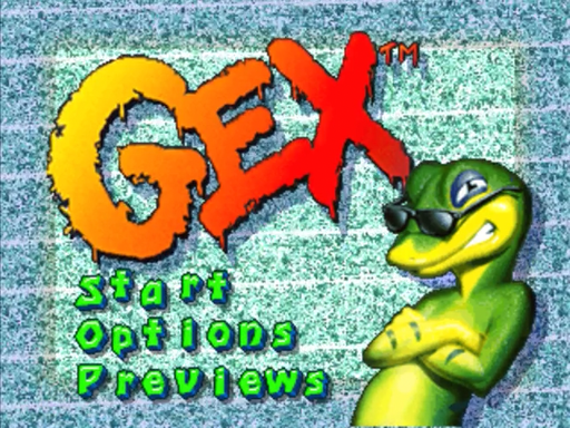 Gex title screen for 3DO
